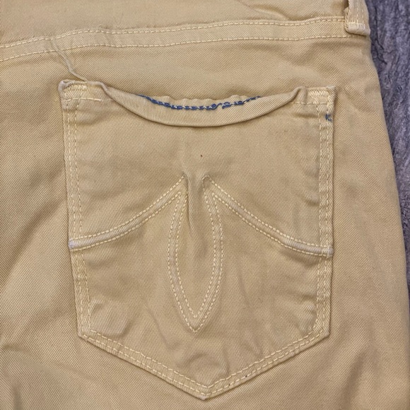 Summer Yellow Denim Pants - Picture 6 of 7